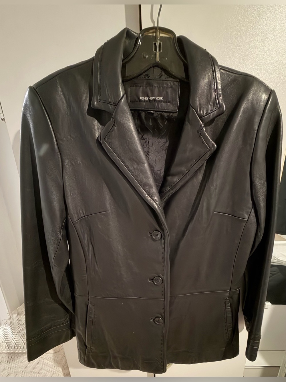 Jones New York Leather Jacket